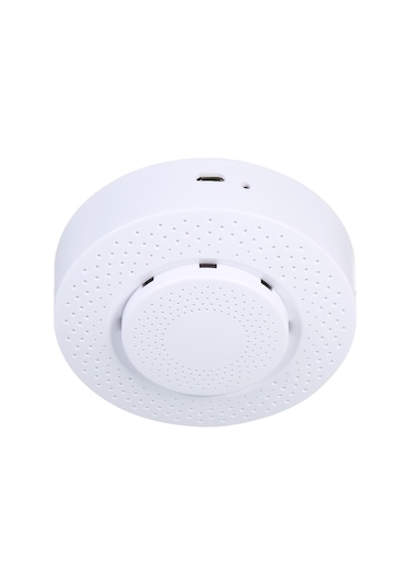 Springsun Beyaz Usb Wifi Akıllı Hava Kalitesi Monitörü - Formaldehit, Voc, Co2, Sicaklık Ve Nem Testeri - Uzak İzleme Ve Gerçek Zamanlı Uyarı Beyaz