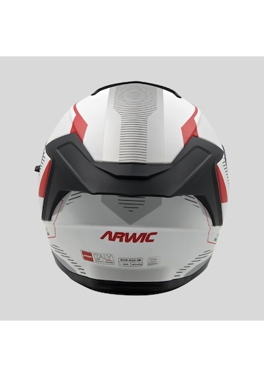 Arwic AR950 Torino Çene Açılır Ece-R 22.06 Motosiklet Kaskı Beyaz
