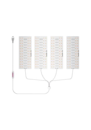 Ulzyvf Usb Bitki Büyütme Lambası - 5v Tam Spektrum Led Panel 1/2/3/4 Başlık Gösterildiği Gibi