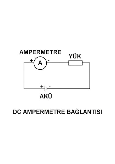 Ampermetre Metal Gövde 60x60 Ampullü Drop K911
