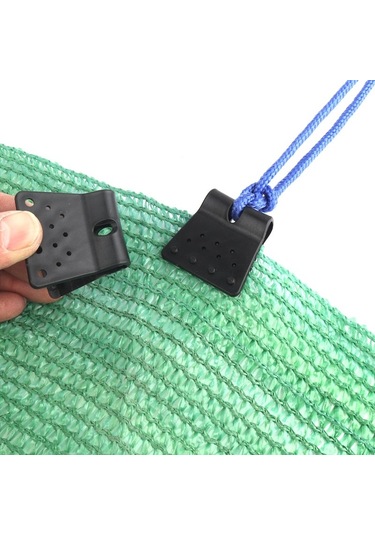 Sones 50 Adet / Paket Güneşlik Ağ Klipsi Bahçe Sera Ağ Gölgelik Kumaş Bağlantı Elemanı