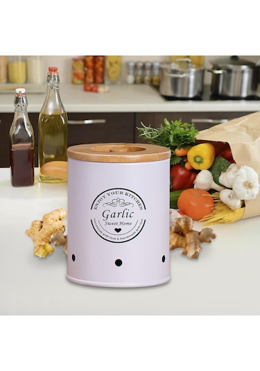 Suntek Magideal Patates Soğan Sarımsak Mutfak Saklama Kabı Gıda Seti S