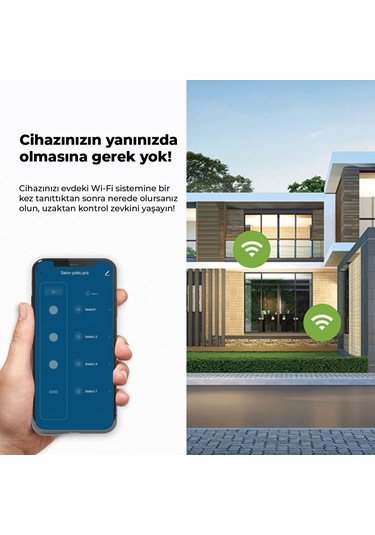 Bfs Vtn Bp-01 Wifi Yüksek Akım Korumalı Hızlı Şarj Özellikli Akıllı Priz Standart