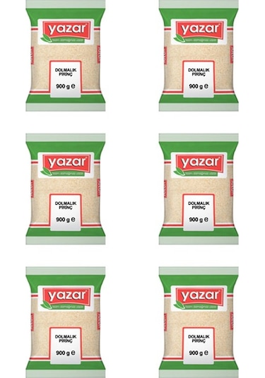 Yazar Dolmalık Kırık Pirinç 6 x 900 G