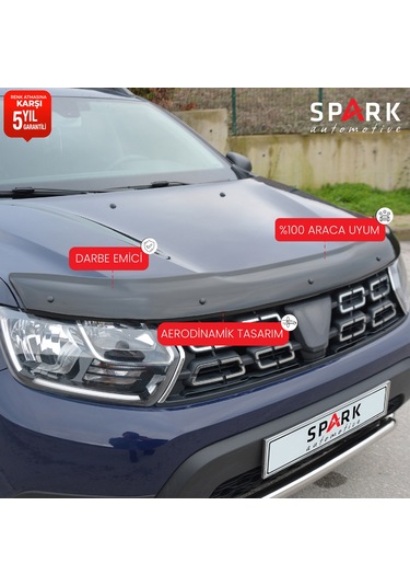 Dacia Duster 2018-2024 Yıl Aralığı Uyumlu Kaput Rüzgarlığı 4mm