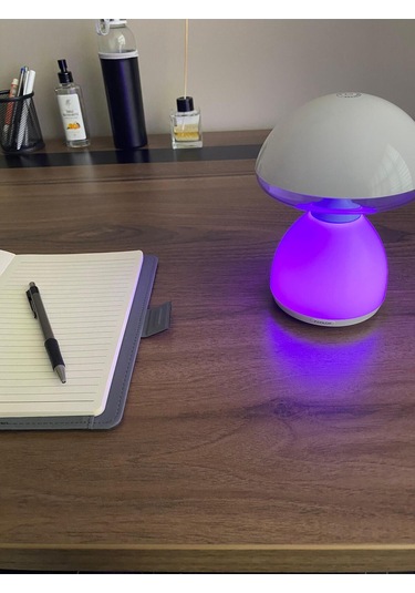 Geox Mantar Lamba, Gece Lambası, Masa Lambası, Abajur