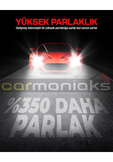 Vision Plus GİA H4 CSP Led Xenon Far Ampulü 64W 7200 LM