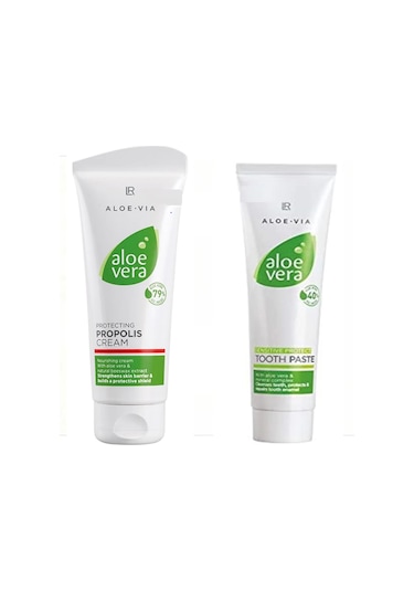 LR Aloe Vera Propolis Krem + Sensitive Protect Aloe Vera Diş Macunu 100 ML