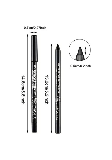 Bulaşmaya Dayanıklı Parlaklık Suya Dayanıklı Eyeliner Kalemi - Uzun Ömürlü, 16 Dark Topaz