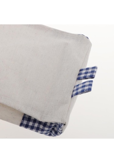 Suntek Karikatür Asılı Cep Saklama Çantası Mavi-ızgara Diğer