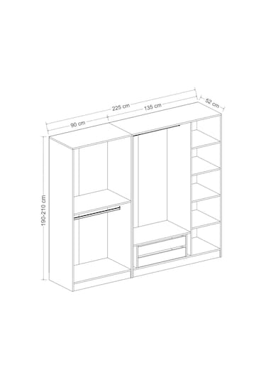 Kale 210 5 Kpk 3 Ayna2 Çek Dlp Antr - Mebran Defne Ayna Antr