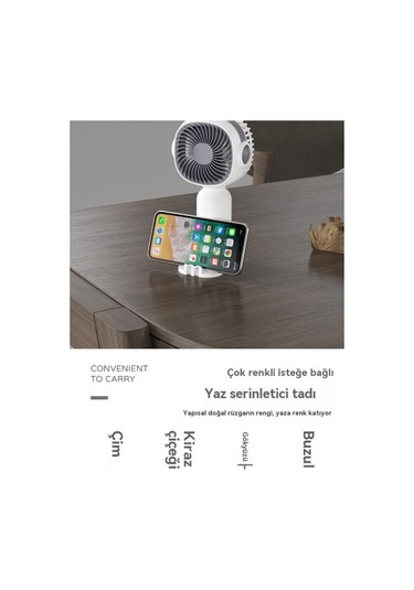 Cacaohandheld Portable, Small Fan, Usb Charging Wireless Student, Handheld Fan, Fruit Shape 5326 Sarı