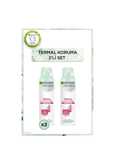 Garnier Mineral Termal Koruma Kadın Sprey Deodorant 2 x 150 ML