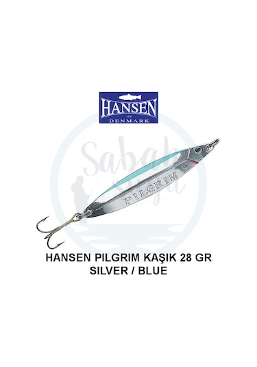Hansen Pilgrim Kaşık 8.9cm 28gr Silver Blue