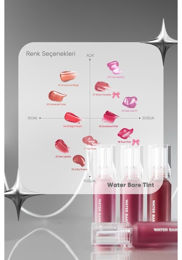 Peripera Water Bare Tint 11 Hip Rose Hip Gray