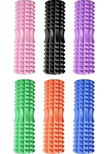 Novahub 3'ü 1 Eva Köpük Roller Oyuk Kas Gevşeme Silindiri Yoga Sütun Seti, Uzunluk: 33cm Mor Hilal, Boyut: 33cm Mor Hilal Diğer, Yoga İle Rahatlayın Çok Renkli
