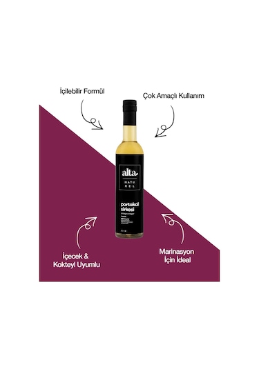 Alta Naturel Doğal Fermente Çilek Sirkesi 250 ML