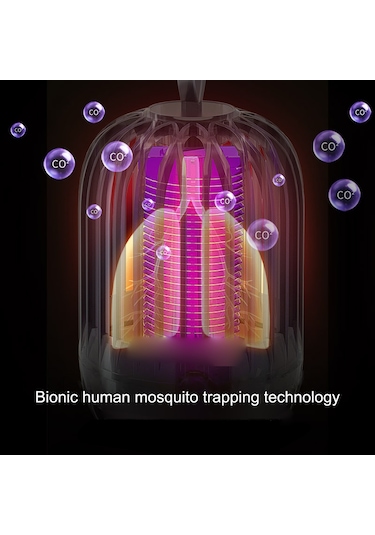 Geeroyoo Usb Güçlü Sivrisinek Öldürücü Lamba - İç/dış Mekanlar İçin Taşınabilir Fiziksel Sivrisenk Tuzağı Ve Gece Aydınlatması