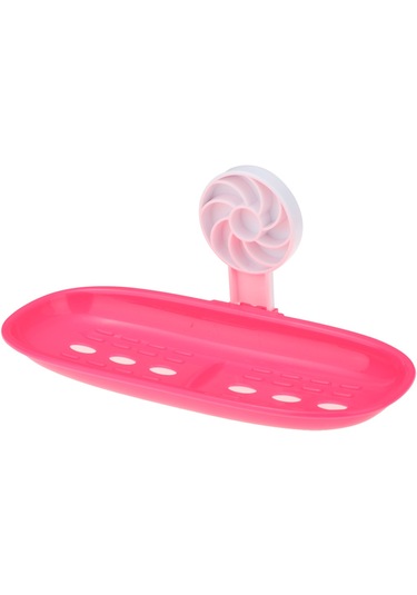 Suntek Banyo Duş Sabunluk Tutucu Kendinden Kırmızı Kırmızı Diğer