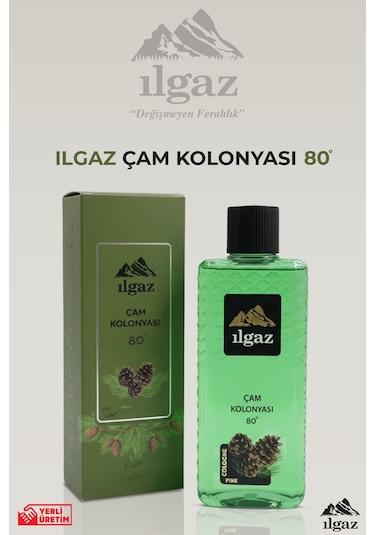 Ilgaz Elegance Pine Cologne 80 Derece Çam Kolonyası 400 ML