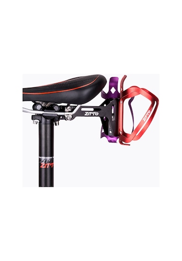 Ztto Zdkssj Bisiklet Selesi Çift Şişe Kafesi Tutucu Adaptörü Alüminyum Alaşımlı Çift Şişe Kafesi Genişletici Çok Renkli