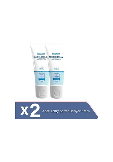 Med-Cover  Şeffaf Bariyer Krem 2 x 120 G
