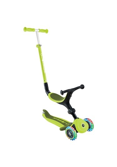 Globber Go-Up Aktive Light Işıklı Scooter - Yeşil