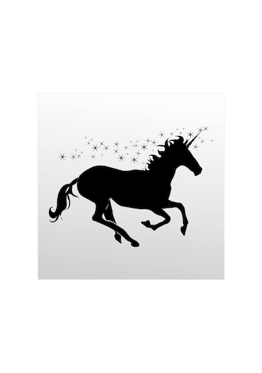 Folyo Sticker Pegasus 80cm Uzunluk Karışık Renkli