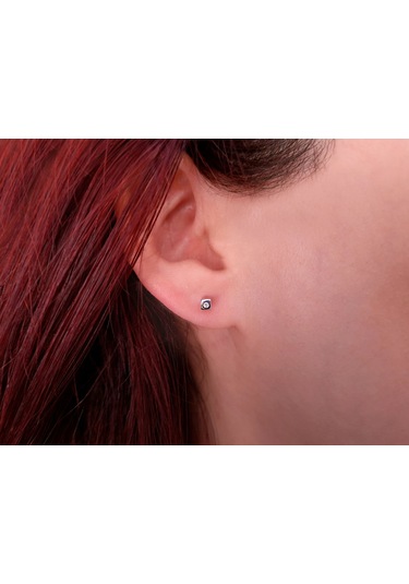 Sirius 0.03 Karat Pırlanta Tektaş Küpe 0810E0017