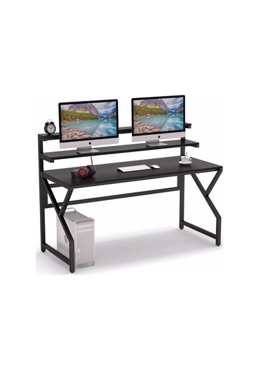 Zizuva Tasarım Oyuncu Ve Çalışma Masası Siyah