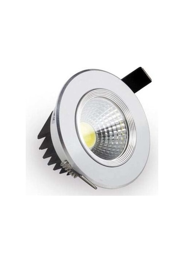 Hmz 5 Watt Cob Led Krom Kasa Led Spot Trafolu Beyaz Işık