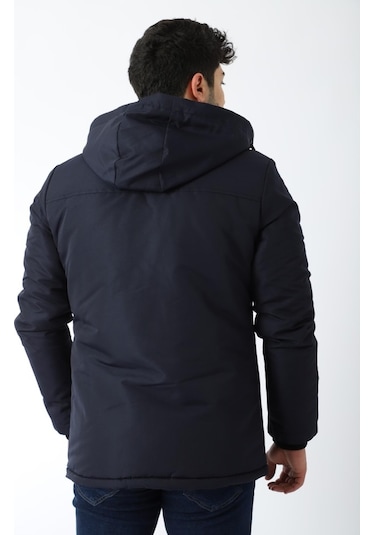 Stil Kombin Çift Göğüs Fermuarlı Su Geçirmez Şişme Mont Pldp 2941 (550815748)