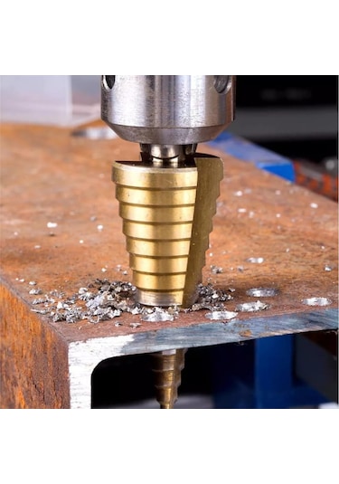 Kademeli Matkap Ucu 4-32mm Bits Saplı Hss -Kozalak Uç