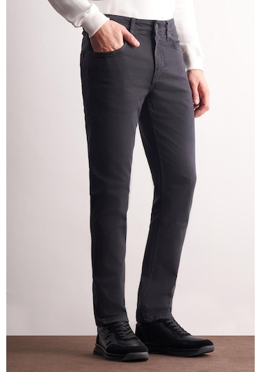 Antrasit 5 Cep Casual Slim Fit Pamuklu 5 Cep Pantolon 1003255318 Antrasit