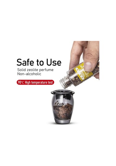 Yaratıcı Doğal Katı Taş Koku Giderme Ve Koku Giderme Otomobil Klima Aromaterapi Karışık Saç