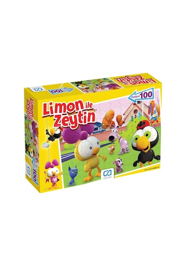 CA Games Li̇mon İle Zeyti̇n Puzzle 100Parça CA.5084
