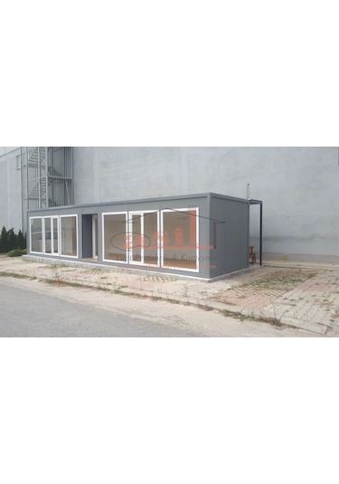 36 M² Tek Oda WcMutfaklı Dış Betopan İç Pvc Konteyner