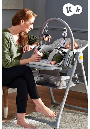 Kinderkraft Lastree 2 in1 Çocuk Mama Sandalyesi ve Ana Kucağı
