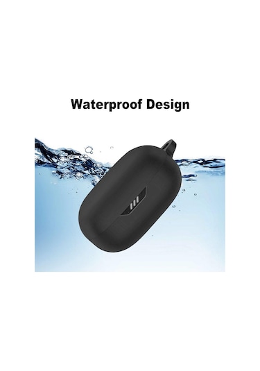 Lacivert Jbl W300 Tws Travel İçin Darbeye Dayanıklı Kablosuz Kulaklık Kılıfı Yumuşak Şarj Kutusu Kapağı