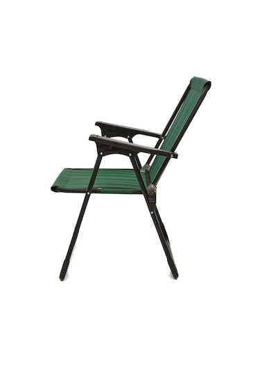 Natura 4 Adet Kamp Sandalyesi Bardaklıklı - Yeşil