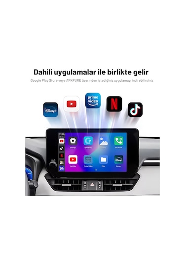 Embatech Carplay Ai Box 4Gb+32Gb Youtube, Netflix & Kablosuz Carplay