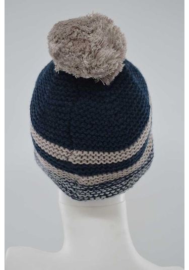 Kitti Erkek Çocuk Tüylenmeye Dayanıklı Ponponlu Bere 22140-06 001