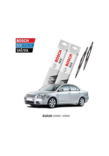Toyota Uyumlu Avensis Silecek Takımı 2004-2008 Bosch Eco