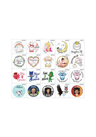 Famous Bebek Şekeri Magnet Bebek Mevlüt Hediyelik Isimli Kapak Açacak  (434856298)