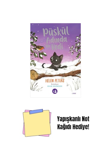Püskül Adında Bir Kedi + Yapışkanlı Not Kağıdı