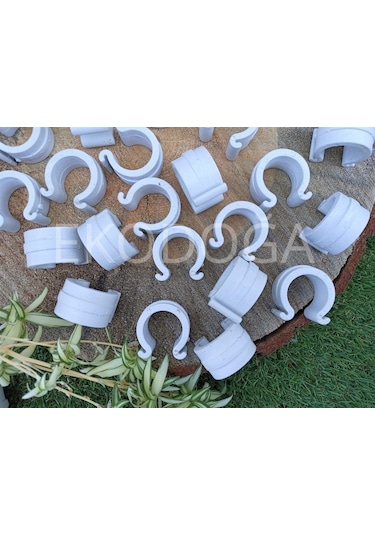 Sera Klipsi 27'lik 100 Adet Sera Naylonu Tutucu Mandal Klips