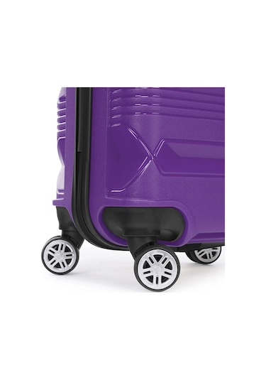 Wexta Wx-pp14 Sarmal Mor Kabin Boy Polipropılen Valiz Mor