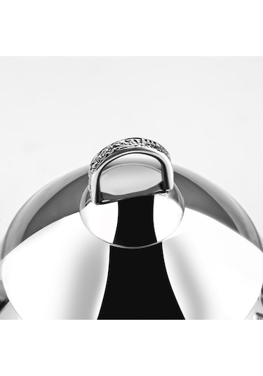 Nehir Florina Midi Orta Boy Paslanmaz Çelik 0.85-1.70 Lt. Çaydanlık Takımı Gri