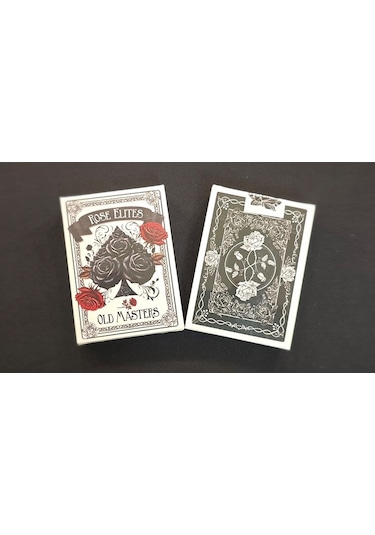 Rose Elites - Old Masters Black Marked Deck İşaretli Premium Oyun Kağıdı İskambil Kartları Destesi