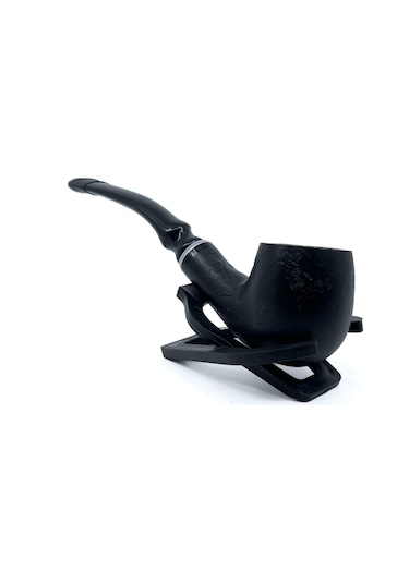 Dapper Bent Apple Briar Gül Kökü 9 Mm Filtreli El Yapımı Pipo - 3075